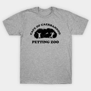 Cave of Caerbannog Petting Zoo (Black) T-Shirt